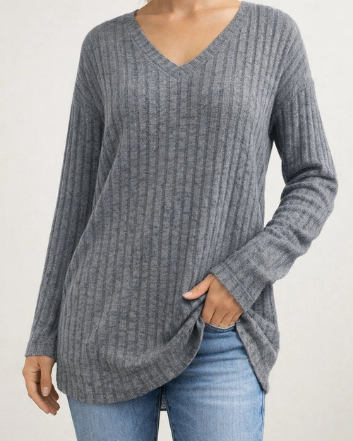 Fall and Winter New Strapless Buttons Loose Long-sleeved T-shirt Temperament Commuting Tops Casual Women's Clothing | JRSEE:f7878007-0926-43be-9fae-5c9f681aaf9e