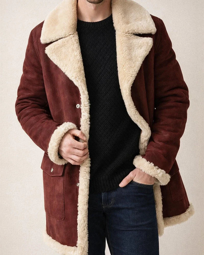 Fall and Winter New Thickened Fur One Men's Coat Faux Fur Jacket | JRSEE:1d398b3d-a418-40af-a9a2-7a83056b839f