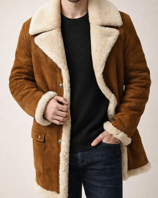 Fall and Winter New Thickened Fur One Men's Coat Faux Fur Jacket | JRSEE:2b02f85e-5836-4d30-8445-01ffd449428a