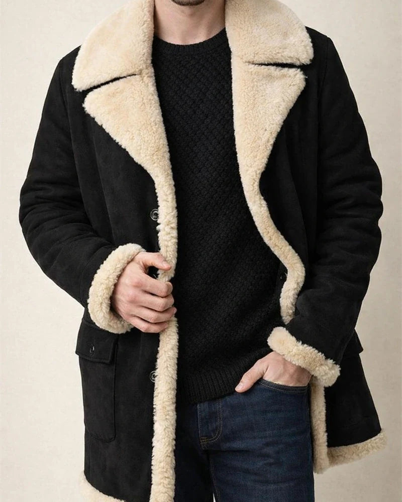 Fall and Winter New Thickened Fur One Men's Coat Faux Fur Jacket | JRSEE:d5865aa9-7612-4f17-a008-cc7b4755d131