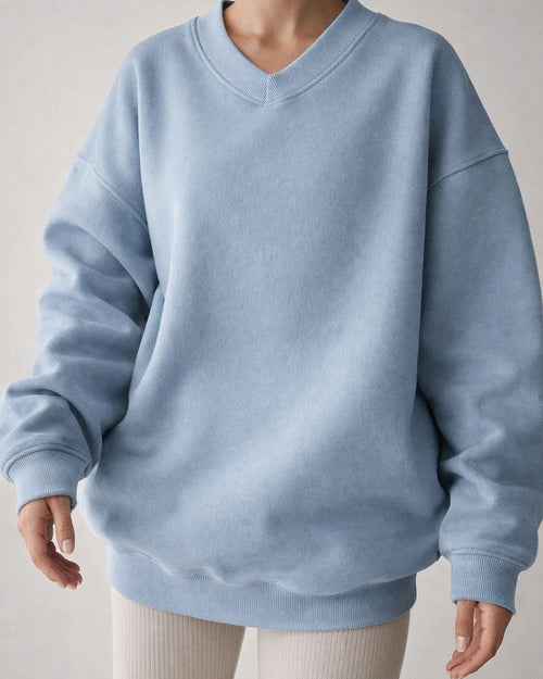 Fall New Arrival Casual Women's Solid Color Long Sleeve Crew Neck Sweatshirt Loose-Fit Sweatshirt | JRSEE:414153c4-4f2d-4666-be7c-b840ff8c8970