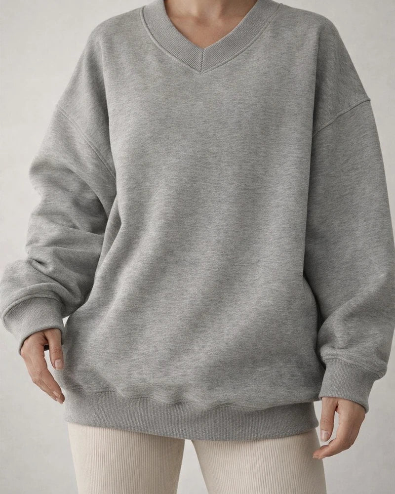 Fall New Arrival Casual Women's Solid Color Long Sleeve Crew Neck Sweatshirt Loose-Fit Sweatshirt | JRSEE:7c86f8eb-41cd-439e-b3fd-da49f9dea2e2