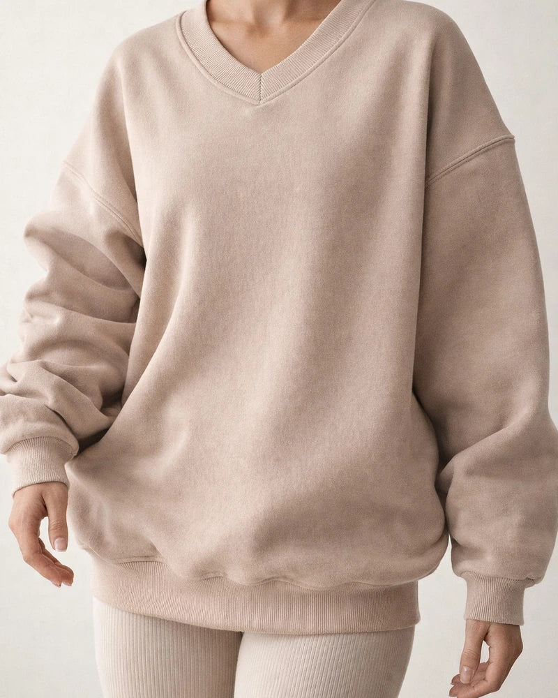 Fall New Arrival Casual Women's Solid Color Long Sleeve Crew Neck Sweatshirt Loose-Fit Sweatshirt | JRSEE:3bd5f3c4-4750-4f9c-864b-20fcb513adee