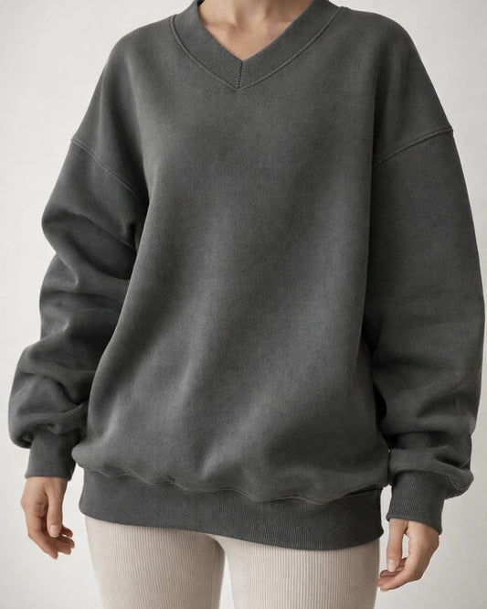 Fall New Arrival Casual Women's Solid Color Long Sleeve Crew Neck Sweatshirt Loose-Fit Sweatshirt | JRSEE:d95fef1a-2d0a-43e5-9fa0-f04b005142d1