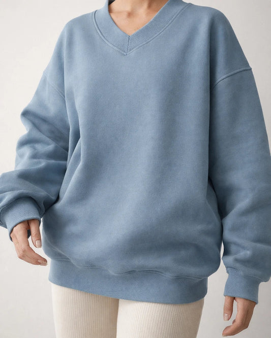 Fall New Arrival Casual Women's Solid Color Long Sleeve Crew Neck Sweatshirt Loose-Fit Sweatshirt | JRSEE:5a6da0a6-e9d3-47b2-842e-1ff802e02744
