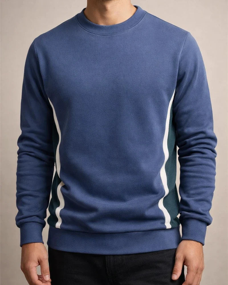Fall New Arrival Men's Long Sleeve Casual Slim-Fit Crew Neck Sports Sweatshirt | JRSEE:c69524cf-1e95-4e18-b6bd-f7e4d0253d20