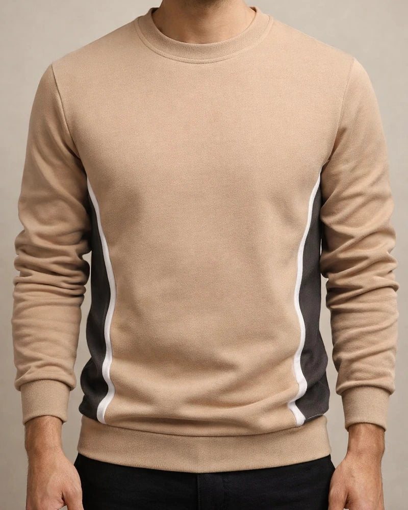 Fall New Arrival Men's Long Sleeve Casual Slim-Fit Crew Neck Sports Sweatshirt | JRSEE:6b1ca425-4af0-4293-a1bc-cd740ba58299