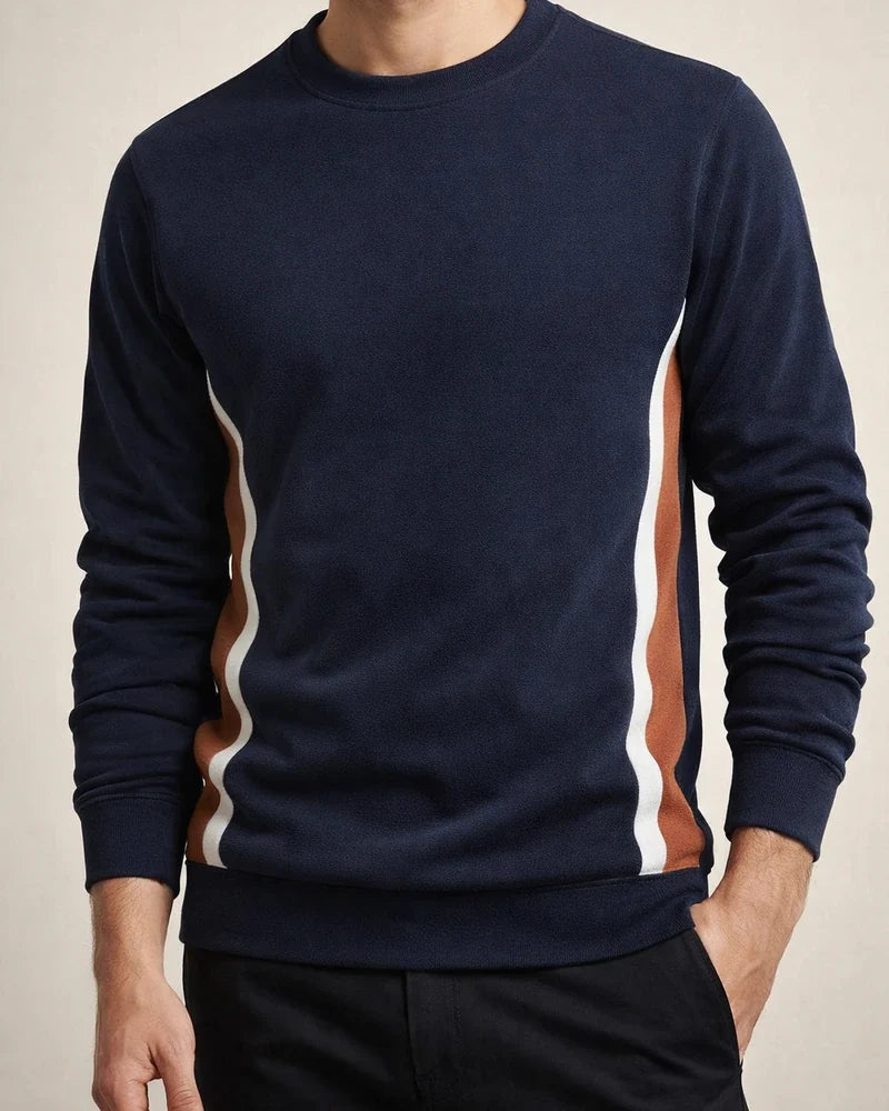 Fall New Arrival Men's Long Sleeve Casual Slim-Fit Crew Neck Sports Sweatshirt | JRSEE:3d181480-df60-4849-81b0-07fdc011e9bb