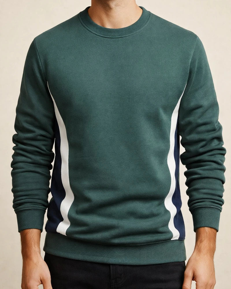 Fall New Arrival Men's Long Sleeve Casual Slim-Fit Crew Neck Sports Sweatshirt | JRSEE:b83f5893-f741-4ec2-bf77-eb0c455c79de