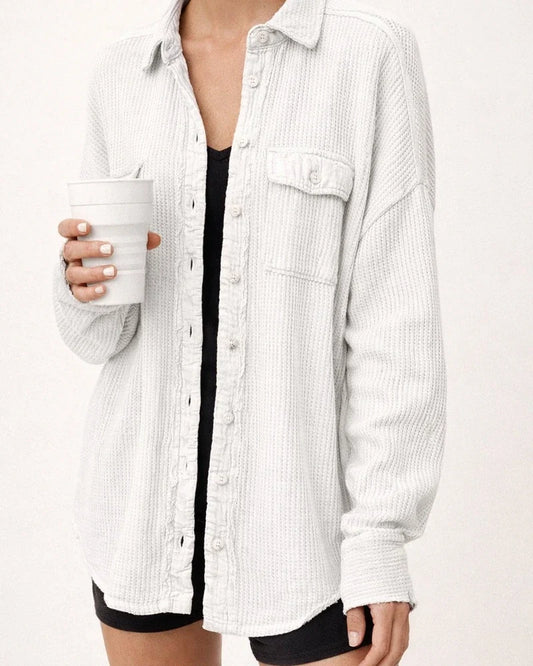 Fall New Jacket Fashion Casual Lapel Single-breasted Pocket Splicing Irregular Loose Type Casual Wind Jacket | JRSEE:840c49e0-8dd2-4bbd-adc5-9fd8befc2458