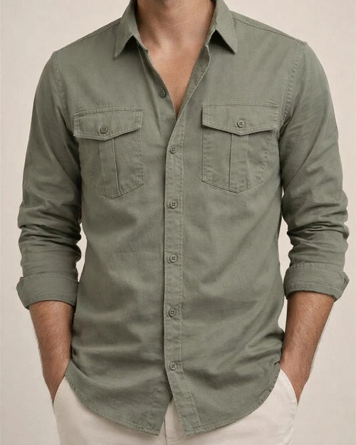 Fall New Long-sleeved Shirts in Europe and The United States Men's Lapel Shirts | JRSEE:156c213a-a4ae-49e4-a0d0-24f78eac7d05