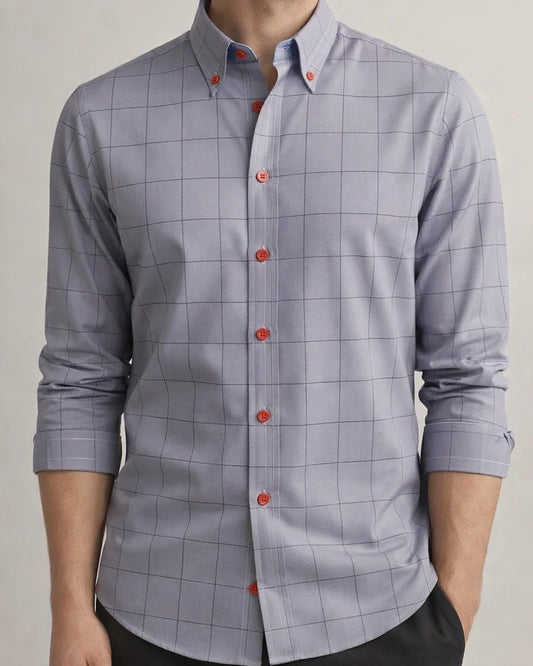 Fall New Men's Shirts Long-sleeved Trend New Men's Casual Shirts Korean Slim Shirt S-5XL | JRSEE:9c3ddc93-8a6e-431c-b3d6-ea355dc883a0