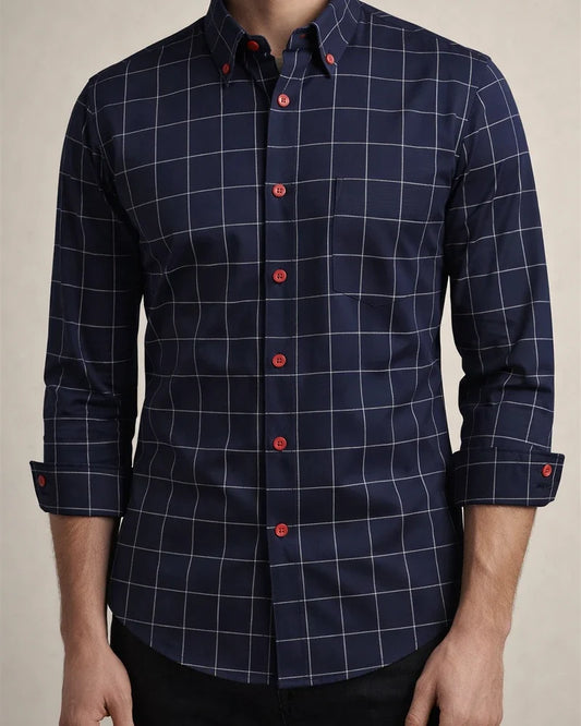 Fall New Men's Shirts Long-sleeved Trend New Men's Casual Shirts Korean Slim Shirt S-5XL | JRSEE:fdfacb19-4a18-4326-a315-6f6d76796a02