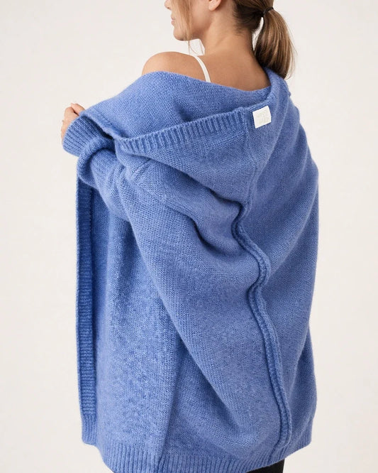 Fall/Winter Casual Batwing Sleeve Hooded Knit Cardigan Sweater Women's Outerwear | JRSEE:019f7ba4-087b-4726-b4ff-33a1f0fb9578