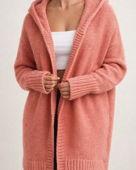 Fall/Winter Casual Batwing Sleeve Hooded Knit Cardigan Sweater Women's Outerwear | JRSEE:269e8124-b54d-414b-affd-259233aed8a2