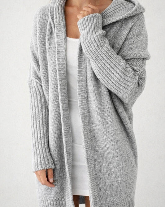 Fall/Winter Casual Batwing Sleeve Hooded Knit Cardigan Sweater Women's Outerwear | JRSEE:690e077d-5585-4be6-9ca7-ddd6b908dd52