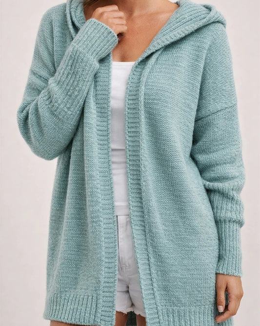 Fall/Winter Casual Batwing Sleeve Hooded Knit Cardigan Sweater Women's Outerwear | JRSEE:ffb901f5-c60e-475d-adf7-edb4e115ce13