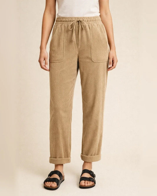 Fall/Winter New Arrival Women's Casual Pants - Fashion Solid Color Corduroy Wide-Leg Pants | JRSEE:61ad1503-e3b5-41cb-9a1f-428c115b3c07