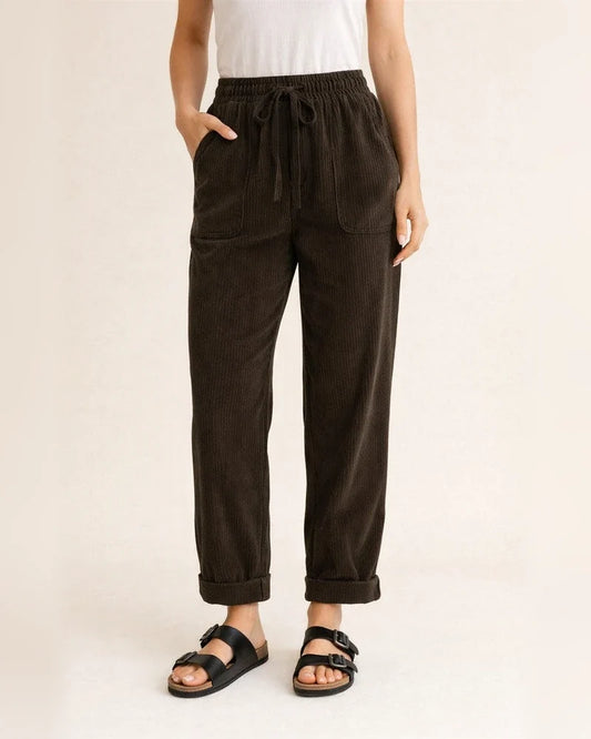 Fall/Winter New Arrival Women's Casual Pants - Fashion Solid Color Corduroy Wide-Leg Pants | JRSEE:c6e4e685-45fb-4806-b044-044c34b9aba7
