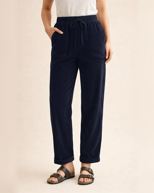 Fall/Winter New Arrival Women's Casual Pants - Fashion Solid Color Corduroy Wide-Leg Pants | JRSEE:c2b4ec22-d1c7-48e8-9e1b-b969598ced4b