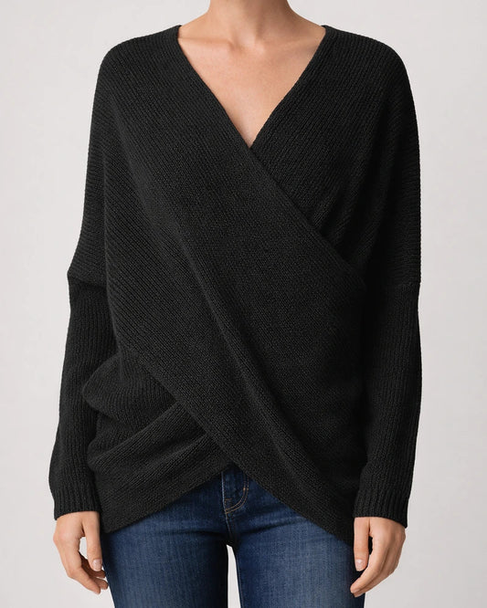 Fashion Inclined Solid Color Irregular Hem Sweater | JRSEE:521dbbb8-7725-4de3-958b-566a226f8b2a