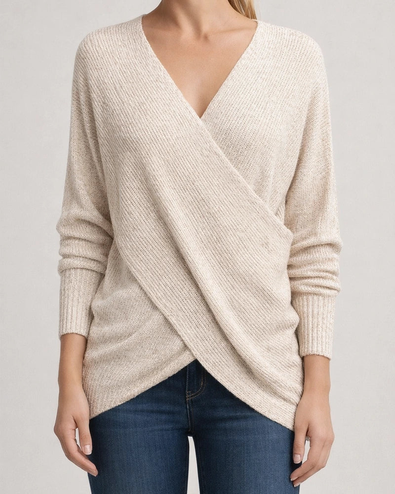 Fashion Inclined Solid Color Irregular Hem Sweater | JRSEE:d8237f6d-2c0c-4922-b8b0-ce85f44a39b6