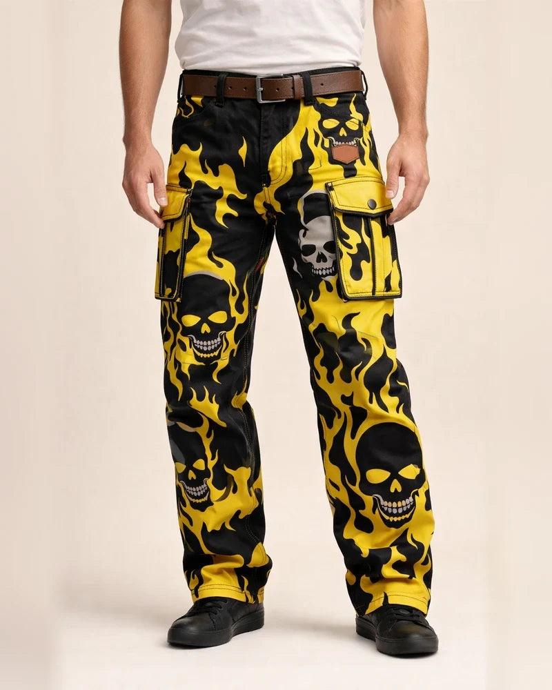 Fashionable Men's Pants New Retro Workwear Pants with 3D Print | JRSEE:bbe32264-9d3f-41fa-ad78-a9199ef6493e
