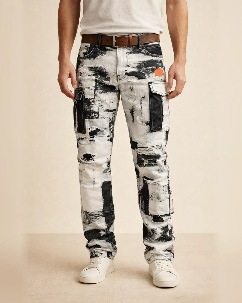 Fashionable Men's Pants New Retro Workwear Pants with 3D Print | JRSEE:c2455058-3e9c-4bd6-b4c1-6a91bbbaf841