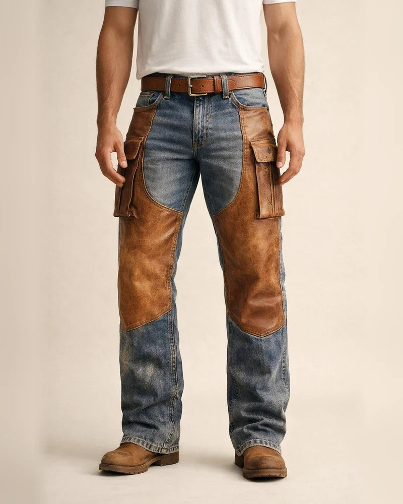 Fashionable Men's Pants New Retro Workwear Pants with 3D Print | JRSEE:9490c549-17fa-4442-b2c8-858b98c248ff