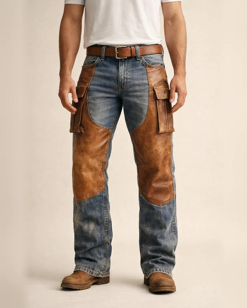 Fashionable Men's Pants New Retro Workwear Pants with 3D Print | JRSEE:9490c549-17fa-4442-b2c8-858b98c248ff