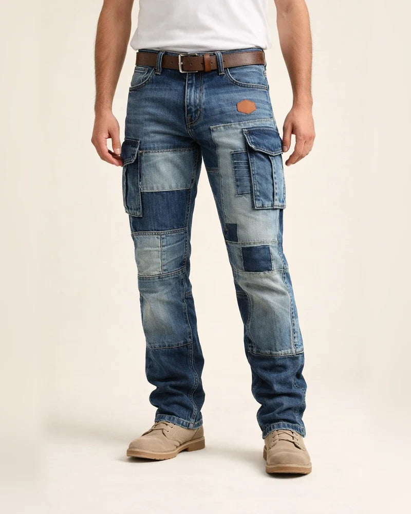 Fashionable Men's Pants New Retro Workwear Pants with 3D Print | JRSEE:33d2f77e-6064-4604-8fa6-9327118838e8