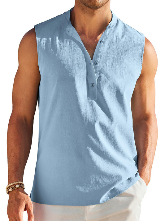 Summer Men's New Sleeveless Bottoming Shirt Men's Casual Undershirt Tops
