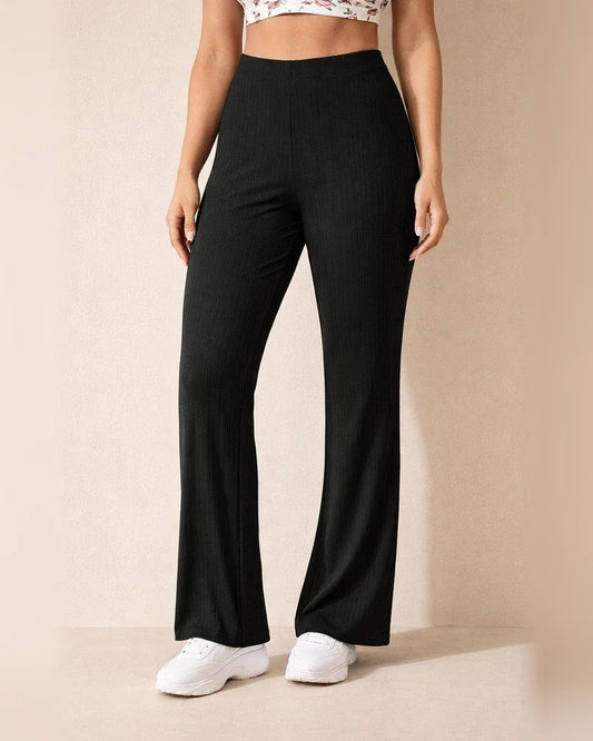 Flared High-waisted Yoga Pants Summer New Women's Casual Knit Sports Pants | JRSEE:bc2a1cfc-9b63-4eb7-89d3-1491989276e5