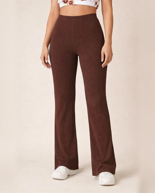 Flared High-waisted Yoga Pants Summer New Women's Casual Knit Sports Pants | JRSEE:359222d9-13c2-43f7-9d44-8f24978d639c
