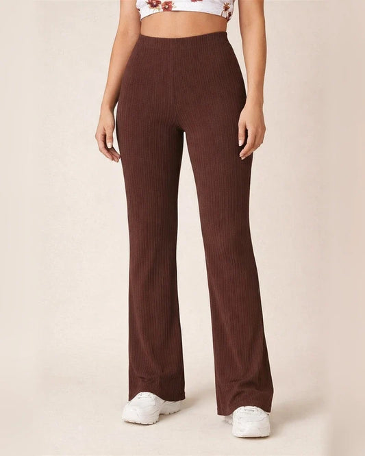 Flared High-waisted Yoga Pants Summer New Women's Casual Knit Sports Pants | JRSEE:359222d9-13c2-43f7-9d44-8f24978d639c