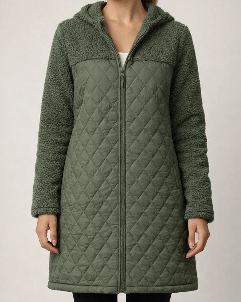 Flash Velvet Fall and Winter New Women's Loose Hooded Zipper Plush Coat Jacket | JRSEE:9025e894-f0fd-49e6-8aff-ed53a3a432cd