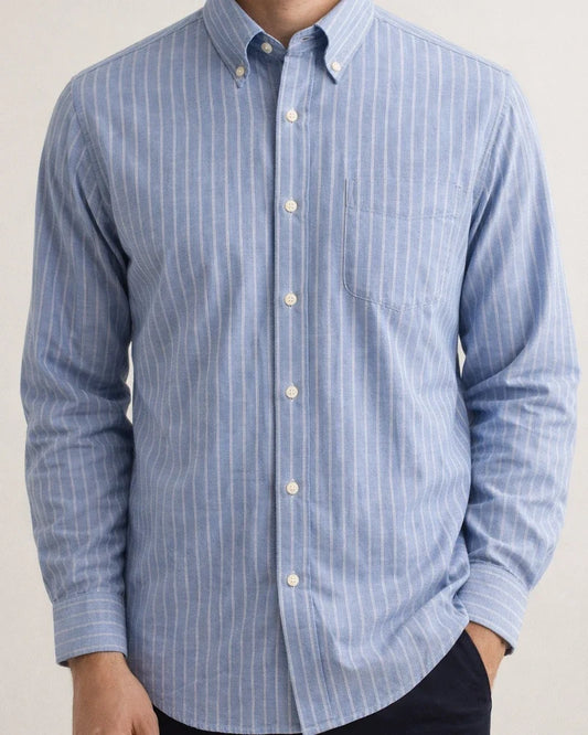 Four Seasons New Cotton Shirt Fashion Plaid Men's Shirt Long-sleeved Square Collar Casual Cotton Shirt | JRSEE:e3005ce2-d168-480c-9aac-64cbf9bf1ac4