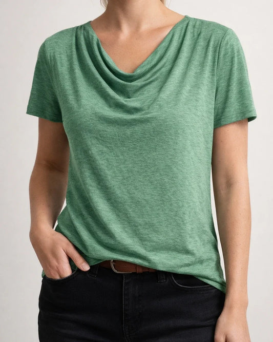 Fresh Sweet Tops Solid Color Comfortable Casual Fashion Short-sleeved Women | JRSEE:c1b39804-295e-458c-adc5-dfe5bef8453a