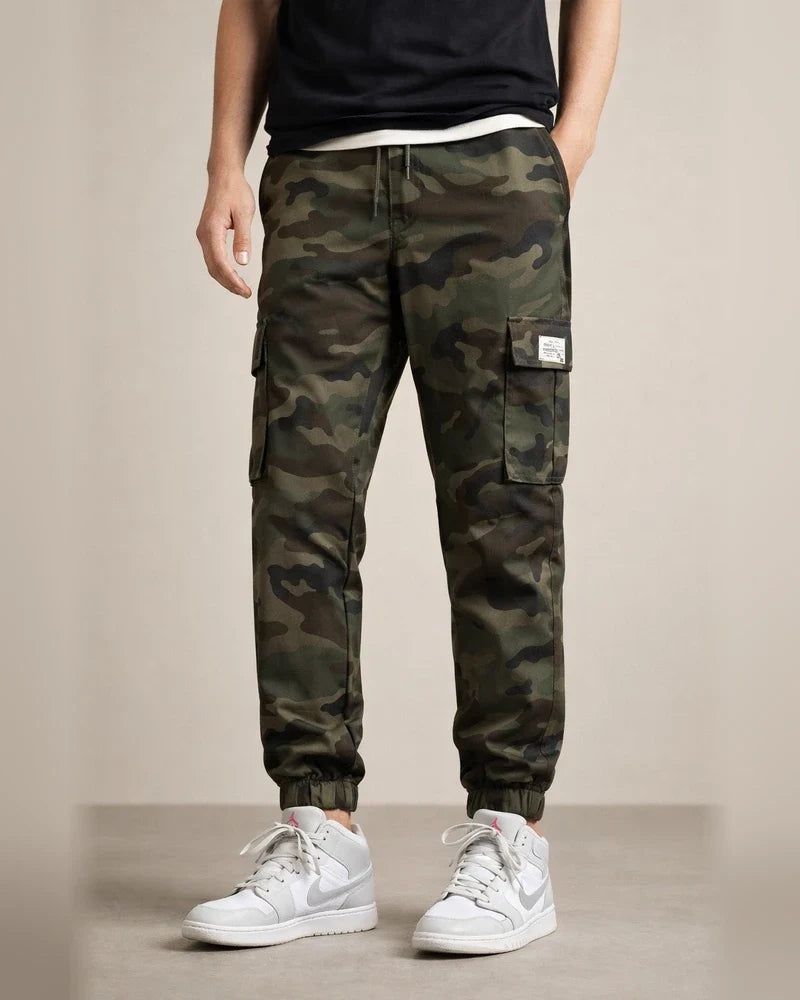 Geometric Pattern Men's Printed Cashew Flower Harem Pants Four Seasons Loose High Street Small Feet Multi-pocket Work Pants Male | JRSEE:5fff0955-7490-4e03-bf90-4280318f9e32