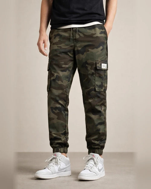 Geometric Pattern Men's Printed Cashew Flower Harem Pants Four Seasons Loose High Street Small Feet Multi-pocket Work Pants Male | JRSEE:5fff0955-7490-4e03-bf90-4280318f9e32