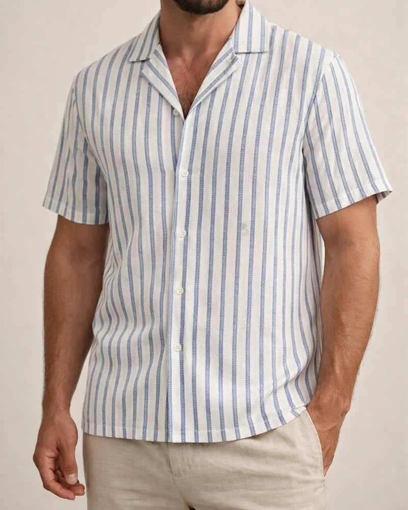 Geometric Stripe 3D Digital Printing Summer Men's Casual Vacation Short Sleeve Shirt | JRSEE:6566c70f-8aca-410a-956e-e22d1c9ec0b9