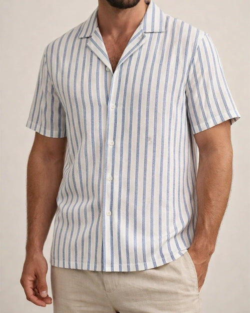 Geometric Stripe 3D Digital Printing Summer Men's Casual Vacation Short Sleeve Shirt | JRSEE:6566c70f-8aca-410a-956e-e22d1c9ec0b9