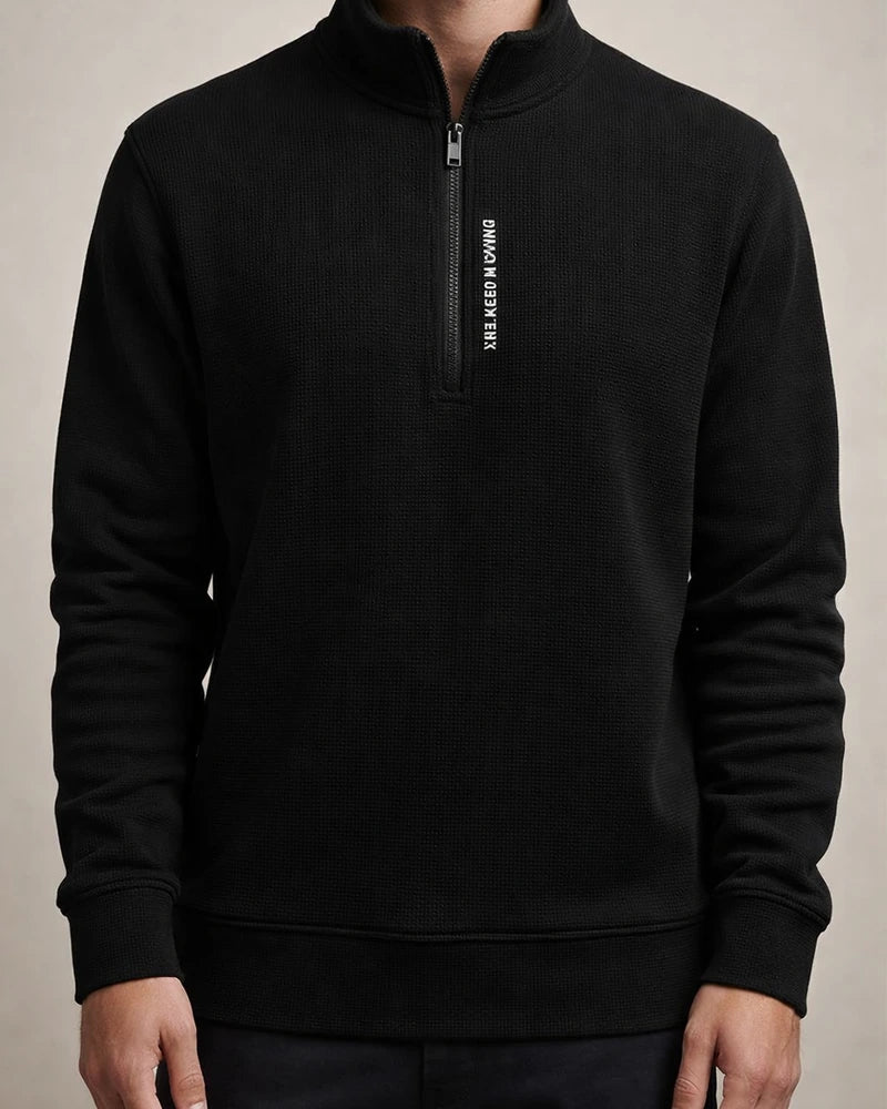 Half-zipper Padded Thickened Sweater Men Winter Warm Casual T-shirt Men's Long-sleeved Stand-up Collar Men's Bottoming Shirt Jacket | JRSEE:5bdcbbaa-c080-4148-a052-775bd278e9eb