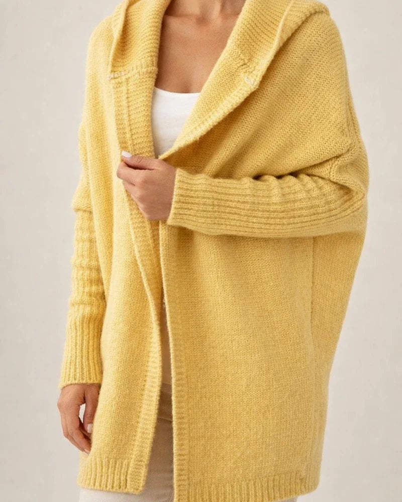 Hooded Bat-shaped Soft Loose Back Stitching Sweater | JRSEE:6f595a8d-25cc-4c70-9424-6a8248808bed