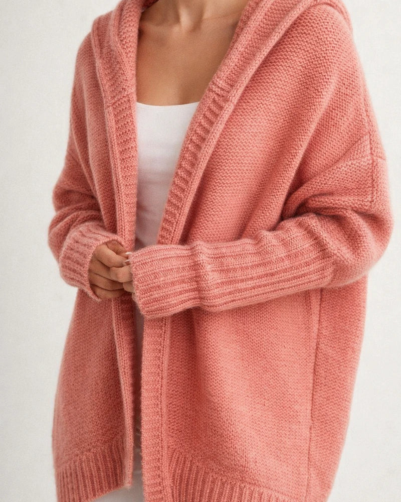 Hooded Bat-shaped Soft Loose Back Stitching Sweater | JRSEE:b8464795-7f45-4503-a950-9beca74b0bc3