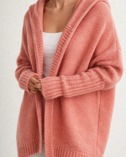 Hooded Bat-shaped Soft Loose Back Stitching Sweater | JRSEE:b8464795-7f45-4503-a950-9beca74b0bc3
