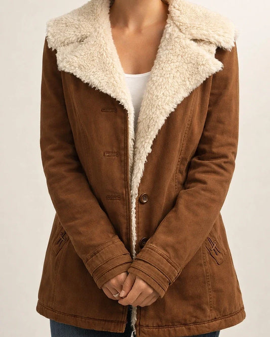Hot Explosive Models Single Row Multi-button Autumn and Winter Solid Color Loose Type Plush Lapel Medium-length Coat Women's Clothing | JRSEE:91dbeeed-7209-486b-ad63-db7260cf8f06
