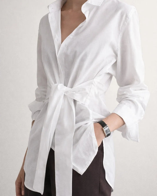 Hot New Explosive Solid Color Loose Lapel Single-breasted Single-breasted Long-sleeved Shirt Temperament Commuter Women's Tops | JRSEE:ddb33eb1-755d-4d21-8523-e18bb4b8b8c2
