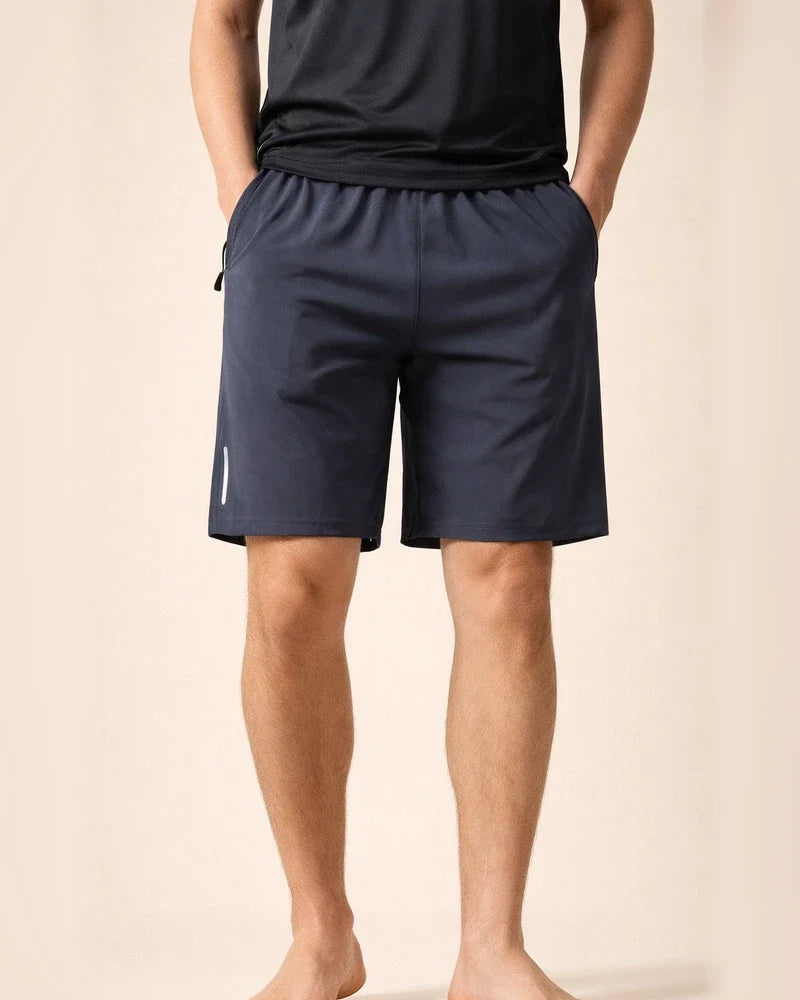 Ice Silk Men's Large Size Shorts Summer Thin Running Sports Loose Five Pants Casual Beach Pants | JRSEE:d3122ffc-556a-40b5-8b77-904ca64dcbe6