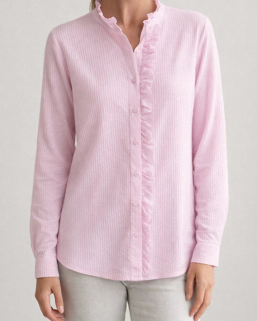 Lace Collar Simple Style Long-sleeved Shirt Fall New Temperament Commuter Blouse Elegant Wind Women's Clothing | JRSEE:289c12b9-af70-4d12-870a-da24bb4c3015